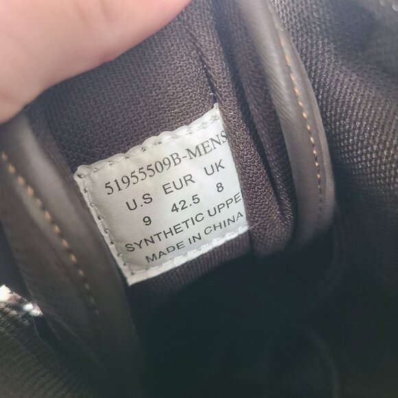 Levi's Levi Strauss 520 BB Hi Brown Leather High Top Sneakers Size 9 - Picture 11 of 12